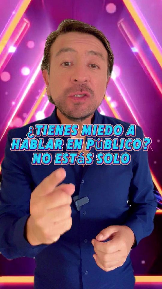 ¿Miedo a hablar en público?